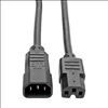 Tripp Lite P018-010 power cable Black 118.1" (3 m) C14 coupler C15 coupler1