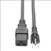 Tripp Lite P034-008 power cable Black 94.5" (2.4 m) NEMA 5-15P C19 coupler1