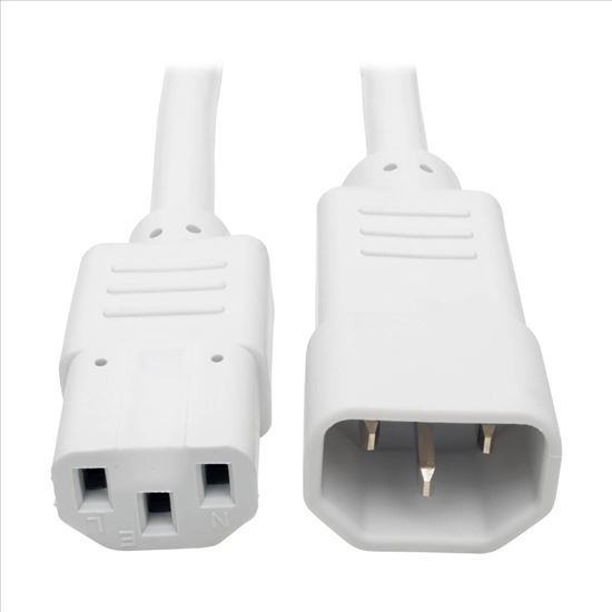 Tripp Lite P004-002-AWH power cable White 23.6" (0.6 m) C13 coupler C14 coupler1