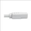 Tripp Lite P004-002-AWH power cable White 23.6" (0.6 m) C13 coupler C14 coupler3