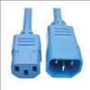 Tripp Lite P005-002-ABL power cable Blue 23.6" (0.6 m) C14 coupler C13 coupler1