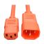 Picture of Tripp Lite P005-006-AOR power cable Orange 70.9" (1.8 m) C14 coupler C13 coupler