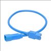 Tripp Lite P018-002-ABL power cable Blue 23.6" (0.6 m) C13 coupler C14 coupler2