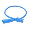 Tripp Lite P018-002-ABL power cable Blue 23.6" (0.6 m) C13 coupler C14 coupler3