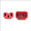 Tripp Lite P018-002-ARD power cable Red 23.6" (0.6 m) C14 coupler C15 coupler2