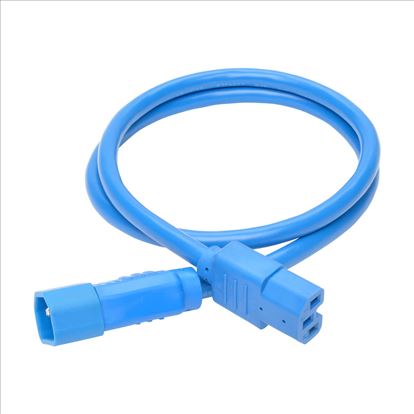 Tripp Lite P018-003-ABL power cable Blue 35.4" (0.9 m) C14 coupler C15 coupler1