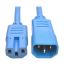 Picture of Tripp Lite P018-003-ABL power cable Blue 35.4" (0.9 m) C14 coupler C15 coupler
