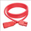 Tripp Lite P018-006-ARD power cable Red 70.9" (1.8 m) C14 coupler C15 coupler2