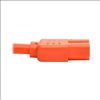 Tripp Lite P018-006-AOR power cable Orange 70.9" (1.8 m) C14 coupler C15 coupler5