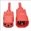 Tripp Lite P004-002-ARD power cable Red 23.6" (0.6 m) C13 coupler C14 coupler1