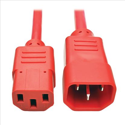 Tripp Lite P004-002-ARD power cable Red 23.6" (0.6 m) C13 coupler C14 coupler1