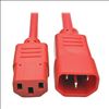 Tripp Lite P005-003-ARD power cable Red 35.4" (0.9 m) C14 coupler C13 coupler1