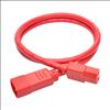 Tripp Lite P005-003-ARD power cable Red 35.4" (0.9 m) C14 coupler C13 coupler2