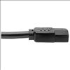 Tripp Lite P007-002 power cable Black 24" (0.61 m) C13 coupler NEMA 5-15P4