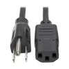 Tripp Lite P006-025 power cable Black 300" (7.62 m) NEMA 5-15P C13 coupler1