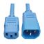 Picture of Tripp Lite P005-003-ABL power cable Blue 35.4" (0.9 m) C14 coupler C13 coupler