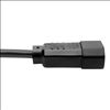 Tripp Lite P002-002 power cable Black 24" (0.61 m) C14 coupler NEMA 5-15R3
