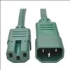 Tripp Lite P018-003-AGN power cable Green 35.4" (0.9 m) C14 coupler C15 coupler1