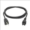 Tripp Lite P013-006 power cable Black 70.9" (1.8 m) NEMA 5-15P C5 coupler2