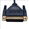 Tripp Lite P456-006 serial cable Black 72" (1.83 m) DB9 DB252