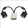 Tripp Lite P120-001-2 video cable adapter 12.2" (0.31 m) DVI-I 2 x VGA Black1