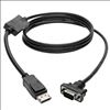 Tripp Lite P581-003-VGA-V2 video cable adapter 35.8" (0.91 m) DisplayPort Black2