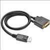 Tripp Lite P581-003-V2 video cable adapter 35.8" (0.91 m) DisplayPort DVI-D Black2