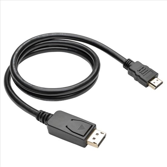 Tripp Lite P582-003-V2 video cable adapter 35.8" (0.91 m) DisplayPort HDMI Black, Metallic1