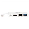 Tripp Lite U444-06N-H4GU-C video cable adapter USB Type-C USB Type-C + USB Type-A + HDMI White8
