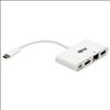 Tripp Lite U444-06N-H4GU-C video cable adapter USB Type-C USB Type-C + USB Type-A + HDMI White9