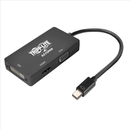 Tripp Lite P137-06N-HDVK6B video cable adapter 5.91" (0.15 m) Mini DisplayPort VGA (D-Sub)+ HDMI + DVI Black1