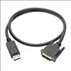 Tripp Lite P581-003 video cable adapter 35.4" (0.9 m) DisplayPort DVI-D Black2