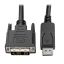 Tripp Lite P581-015 video cable adapter 177.2" (4.5 m) DisplayPort DVI-D Black1