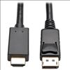 Tripp Lite P582-003-V2-ACT video cable adapter 35.8" (0.91 m) HDMI DisplayPort Black1