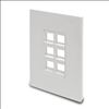 Tripp Lite N080-106 wall plate/switch cover White1