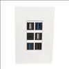 Tripp Lite N080-106 wall plate/switch cover White2
