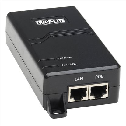 Tripp Lite NPOE-30W-1G PoE adapter Fast Ethernet, Gigabit Ethernet1