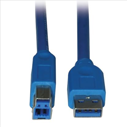 Tripp Lite U322-015 USB cable 179.9" (4.57 m) USB 3.2 Gen 1 (3.1 Gen 1) USB A USB B Blue1