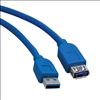 Tripp Lite U324-006 USB cable 72" (1.83 m) USB 3.2 Gen 1 (3.1 Gen 1) USB A Blue1