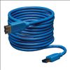 Tripp Lite U324-010 USB cable 120.1" (3.05 m) USB 3.2 Gen 1 (3.1 Gen 1) USB A Blue2