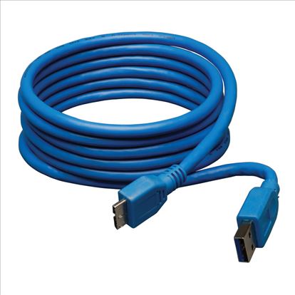 Tripp Lite U326-006 USB cable 72" (1.83 m) USB 3.2 Gen 1 (3.1 Gen 1) USB A Micro-USB B Blue1