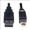 Tripp Lite UR022-003 USB cable 35.8" (0.91 m) USB 2.0 USB A USB B Black1