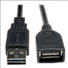 Tripp Lite UR024-006 USB cable 72" (1.83 m) USB 2.0 USB A Black1