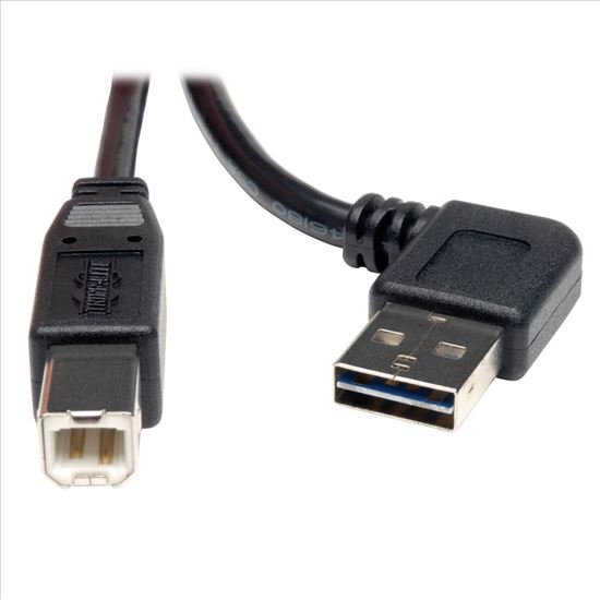 Tripp Lite UR022-003-RA USB cable 35.8" (0.91 m) USB 2.0 USB A USB B Black1