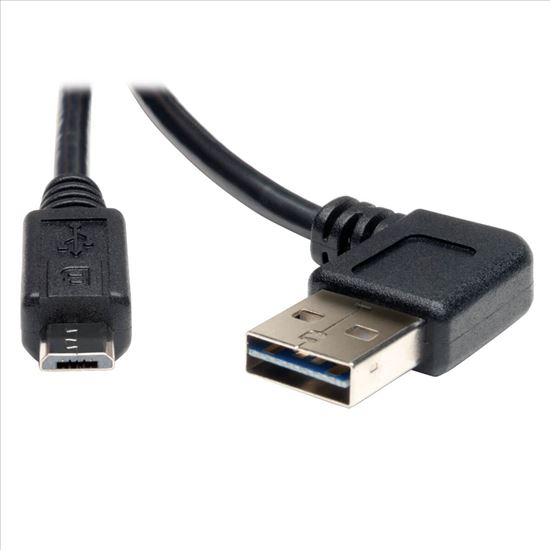 Tripp Lite UR050-003-RA USB cable 35.8" (0.91 m) USB 2.0 USB A Micro-USB B Black1