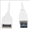 Tripp Lite UR024-003-WH USB cable 35.8" (0.91 m) USB 2.0 USB A White1