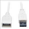 Tripp Lite UR024-010-WH USB cable 120.1" (3.05 m) USB 2.0 USB A White1