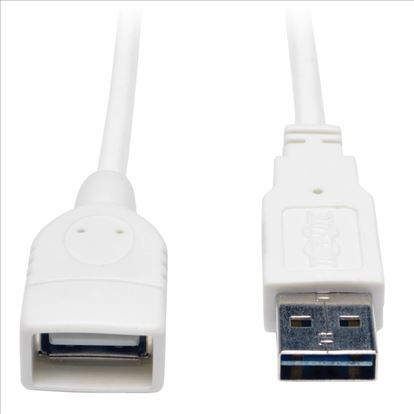 Tripp Lite UR024-010-WH USB cable 120.1" (3.05 m) USB 2.0 USB A White1