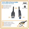 Tripp Lite U322-010-BK USB cable 120.1" (3.05 m) USB 3.2 Gen 1 (3.1 Gen 1) USB B USB A Black2