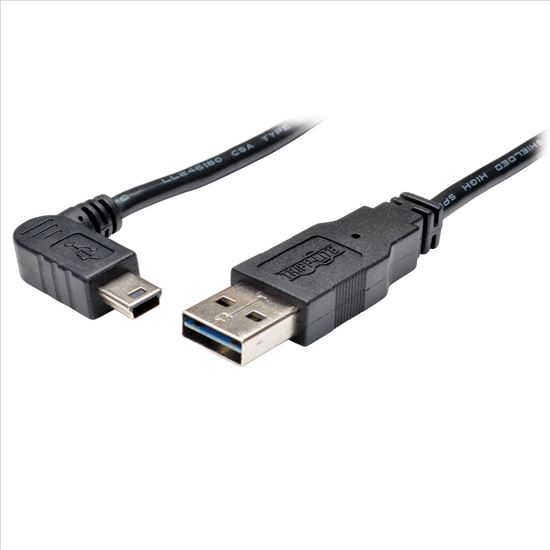 Tripp Lite UR030-003-RAB USB cable 35.8" (0.91 m) USB 2.0 USB A Mini-USB B Black1